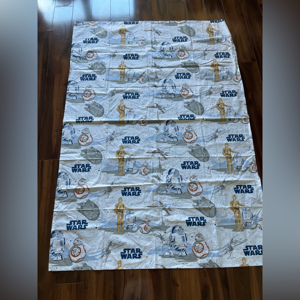 Pottery Barn Kids Star Wars Toddler Flat Sheet Only